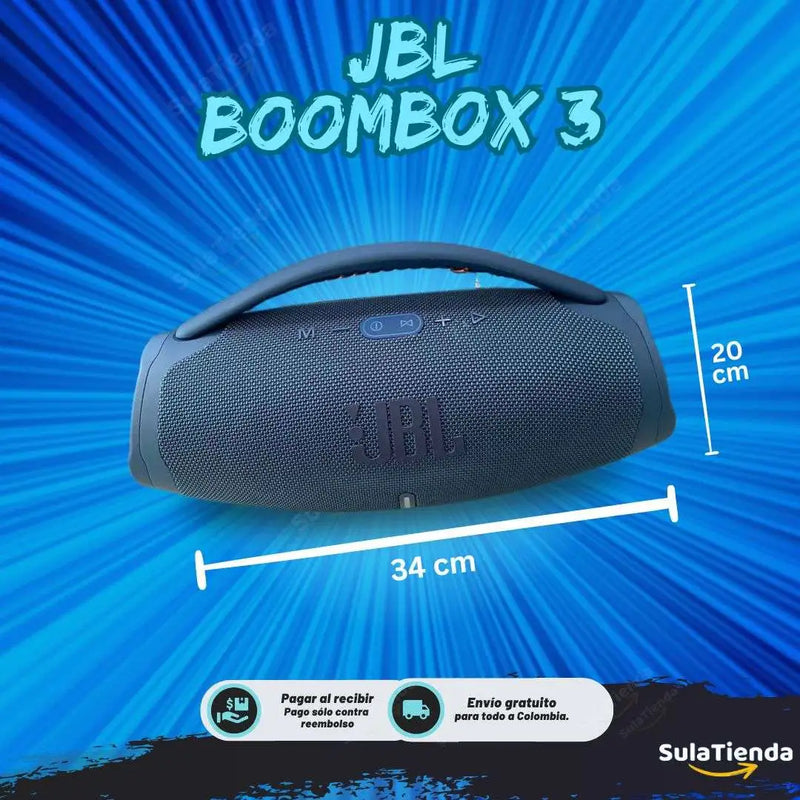 ÚLTIMA OFERTA BOOMBOX 3 SUPER PREMIUM IMPORTADO - LIQUIDACIÓN - 34x20