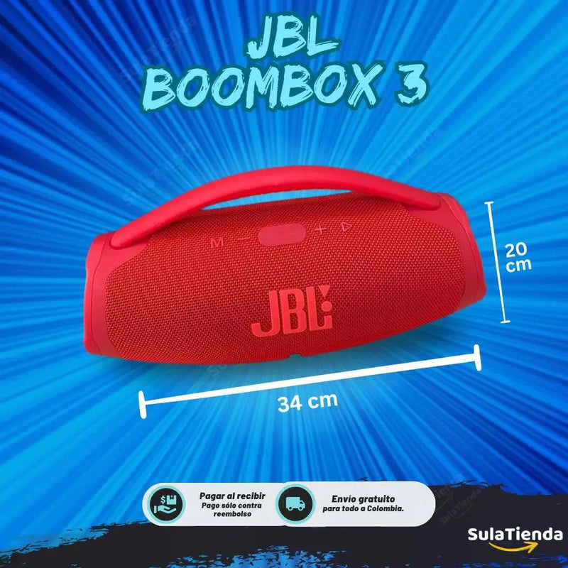 ÚLTIMA OFERTA BOOMBOX 3 SUPER PREMIUM IMPORTADO - LIQUIDACIÓN - 34x20