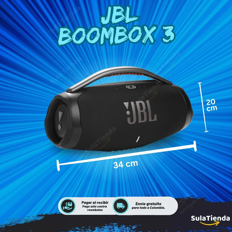 ÚLTIMA OFERTA BOOMBOX 3 SUPER PREMIUM IMPORTADO - LIQUIDACIÓN - 34x20